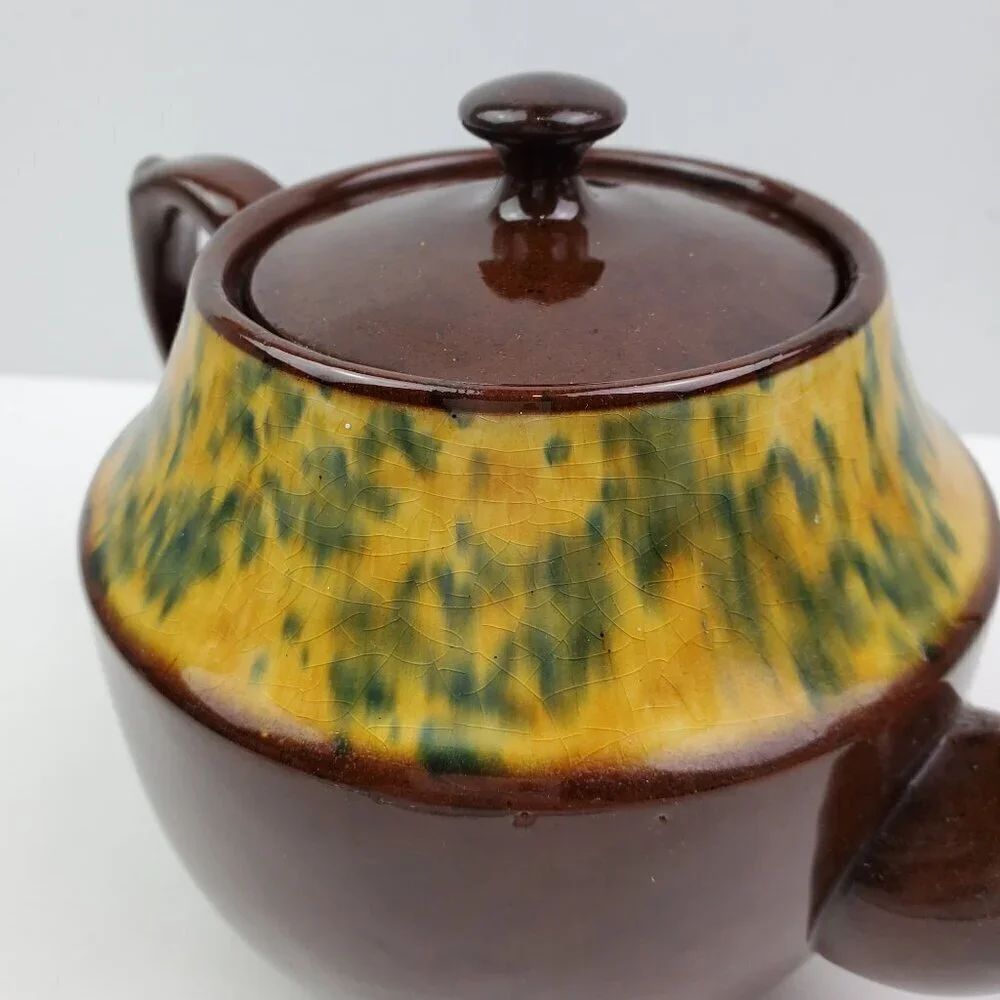 Vintage Teapot Price Bros Made England Ceramic Glazed